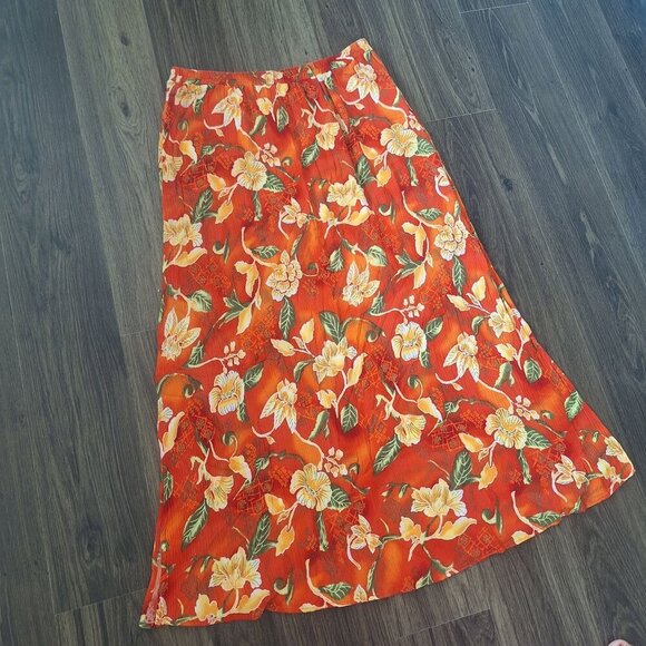 💙 Melrose Collectibles Maxi Skirt - 100% Rayon - Picture 2 of 8